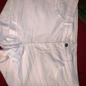 H&M White Jean Shorts